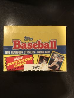 *ORGINAL SEALED UNOPENED BOX of 1988 SUPERSTAR CARDS—NO STICKERS ONLY SUPERSTAR CARDS—