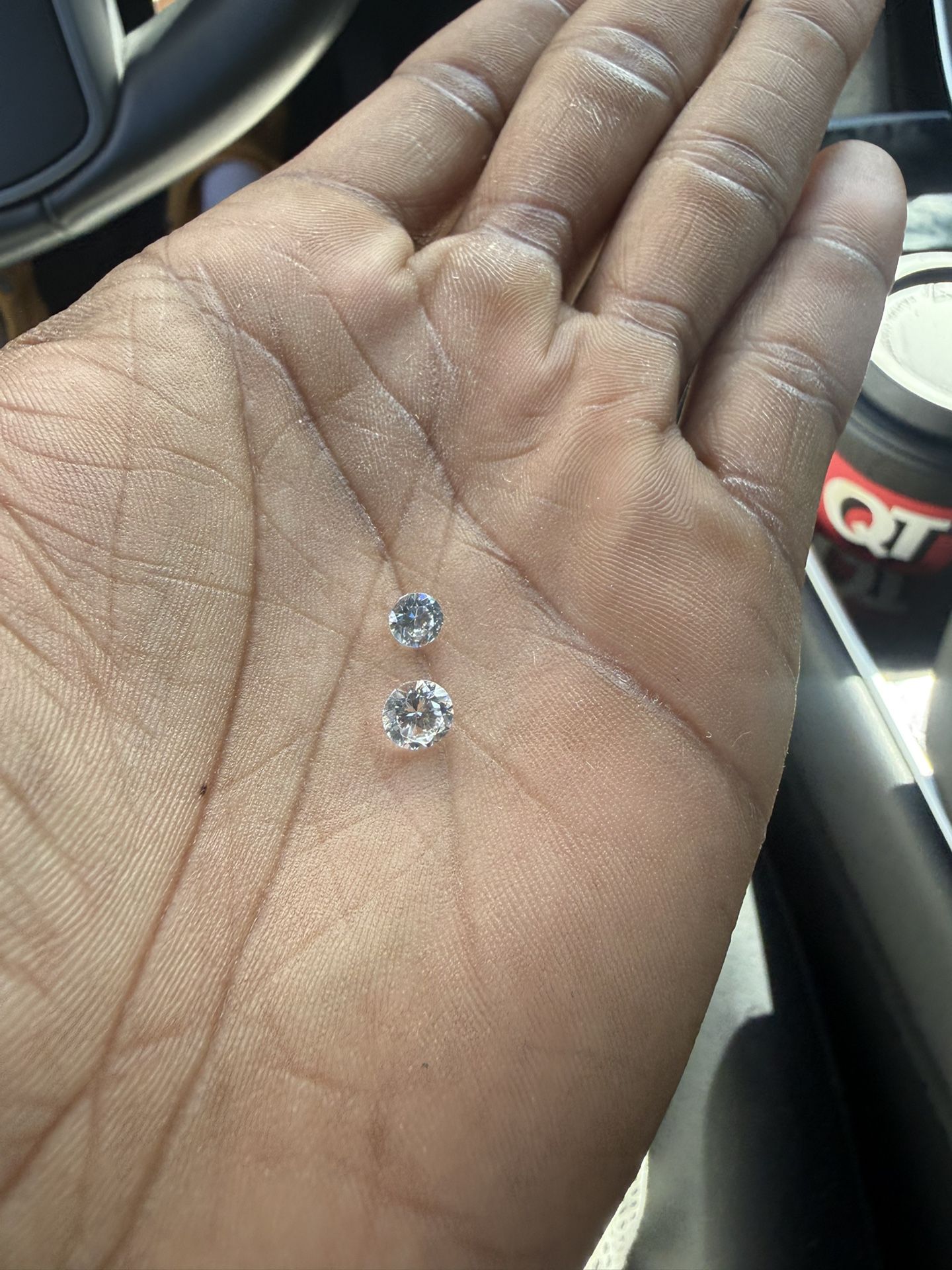 Moissanite Stones from broken chain