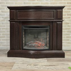 Ludlow Electric Fireplace With Storage 