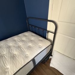 Twin Bed Frame & Mattress 