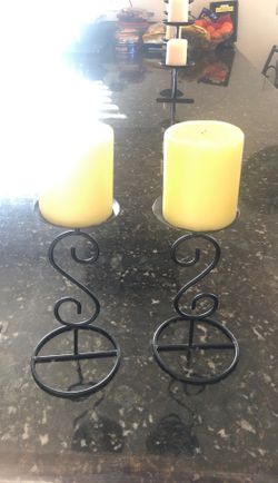 2 candle holders