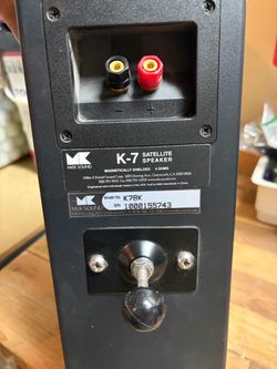 M&K Sound K-7 Satellite Speaker (K7BK) - 4 Ohms - Single Speaker