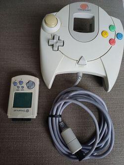Sega Dreamcast controller with memory