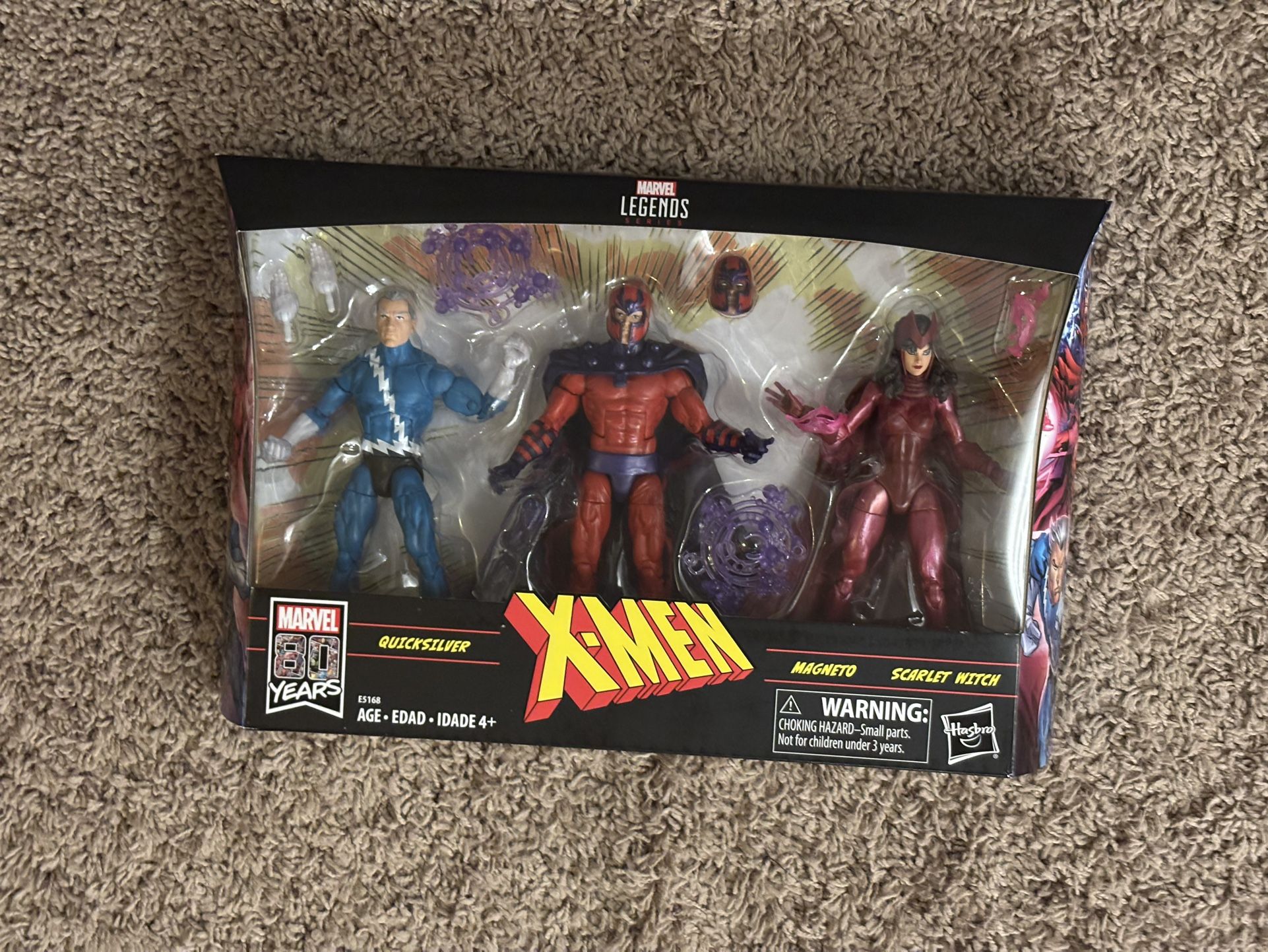 Xmen Marvel Legends Magneto Scarlet Witch Quicksilver 3 Pack