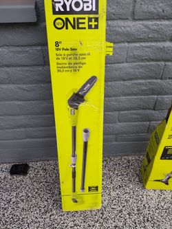 Pole saw Ryobi 18v tool only