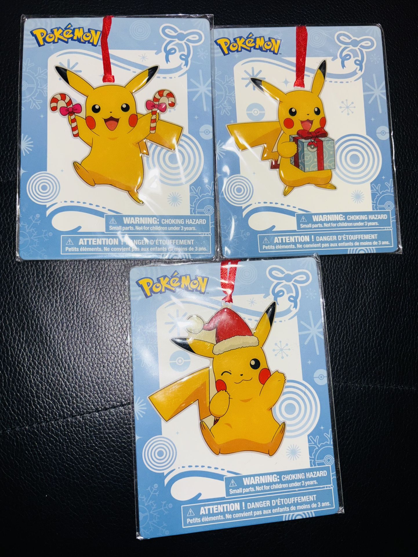 2017 Pokemon Pikachu 3" Metal Christmas Ornaments Toys R Us