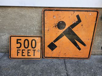 ROAD WORK SIGNS