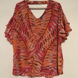 APT 9 ladies XL short sleeve blouse