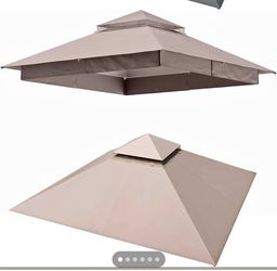 Flagly 8x8ft, 10x10, 12x12 Replacement   Canopy Top - Waterproof & UV Protection
