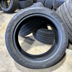 4x  Continental ContiSilent Tires 265/45r20 and 275/45r20 100% Tread Fits Tesla Model X 