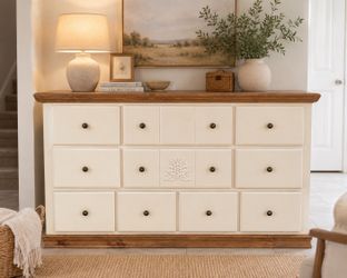 🌟 Restored Solid Wood Dresser – Like New