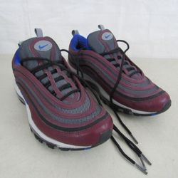 Nike Air Max 97 Cool Grey Night Maroon Athletic Sneakers Mens Sz. 11


