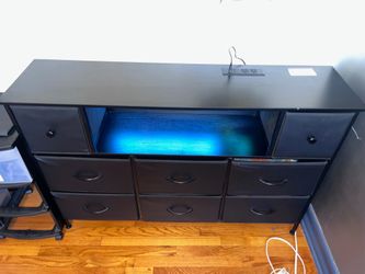 Dresser with LED Lighting