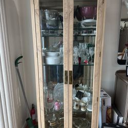  Lighted Curio Cabinet