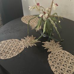 Black Round Dining Room Table. Not Free 