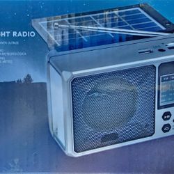 QFX R-37 SOLAR FLASHLIGHT RADIO BLUETOOTH 