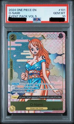 2024 ONE PIECE EVENT PACK VOL.5 #101 O-NAMI PSA 10