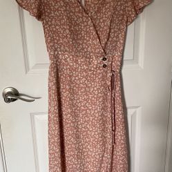 Floral Wrap Dress