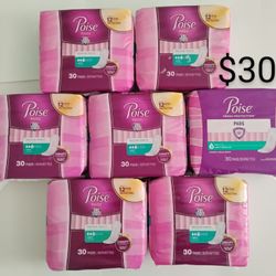 210 Poise Pads 7 Packs