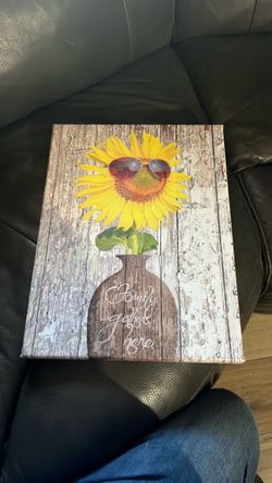 Sunflower Canvas Wall Art Print