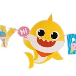 Baby Shark -Happy Birthday Sign-
