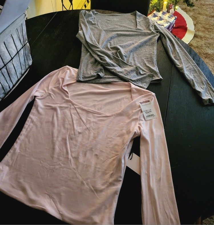 Two long sleeve shirts