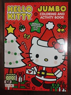 New Hello Kitty Christmas Coloring And Activity Book