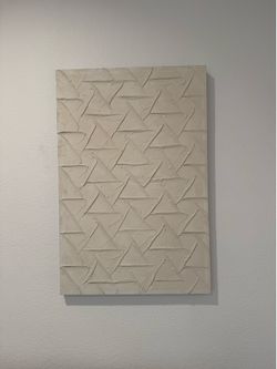 Textured White Plaster/Impasto Wall Art