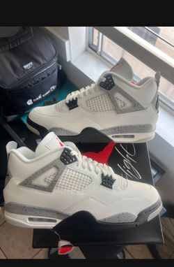 Jordan 4 White Cement Size 11, 11.5,12,13
