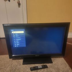 Sony Bravia 32" D-Series 720p HDTV 2 In 1 Computer Monitor With Remote 