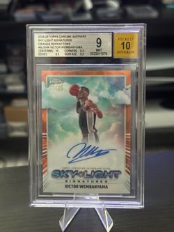 2024-25 Topps Chrome Sapphire Victor Wembanyama Auto 25/25 *NO TRADES*