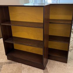 Set Of 2 Wood Bookcases!