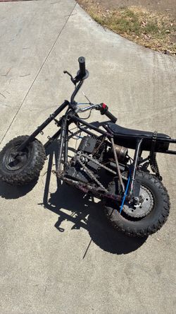 Pocket minibike you need to change the engine. It will come with a new chain, but the size on the frames are messed up the place where you put your fo