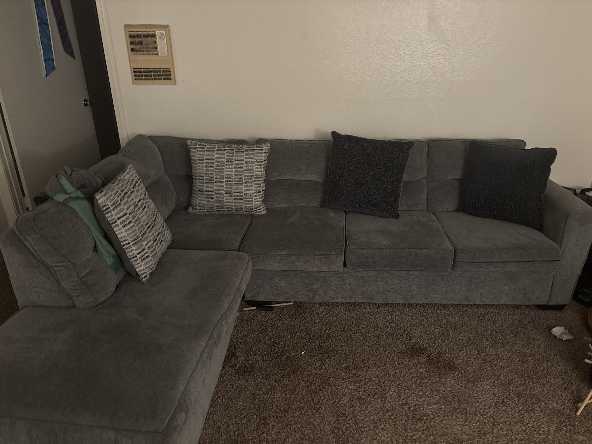 Gray Sectional Couch 
