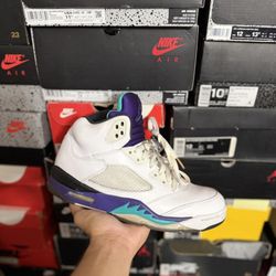 2013 Jordan Grape 5s size 9 USED But Clean 