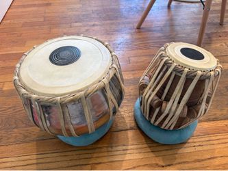 BINA Tabla Set – Complete with Carry Bag, Covers & Rings – Excellent Condition