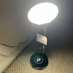 Led Lamp With Wireless Charging Pad
