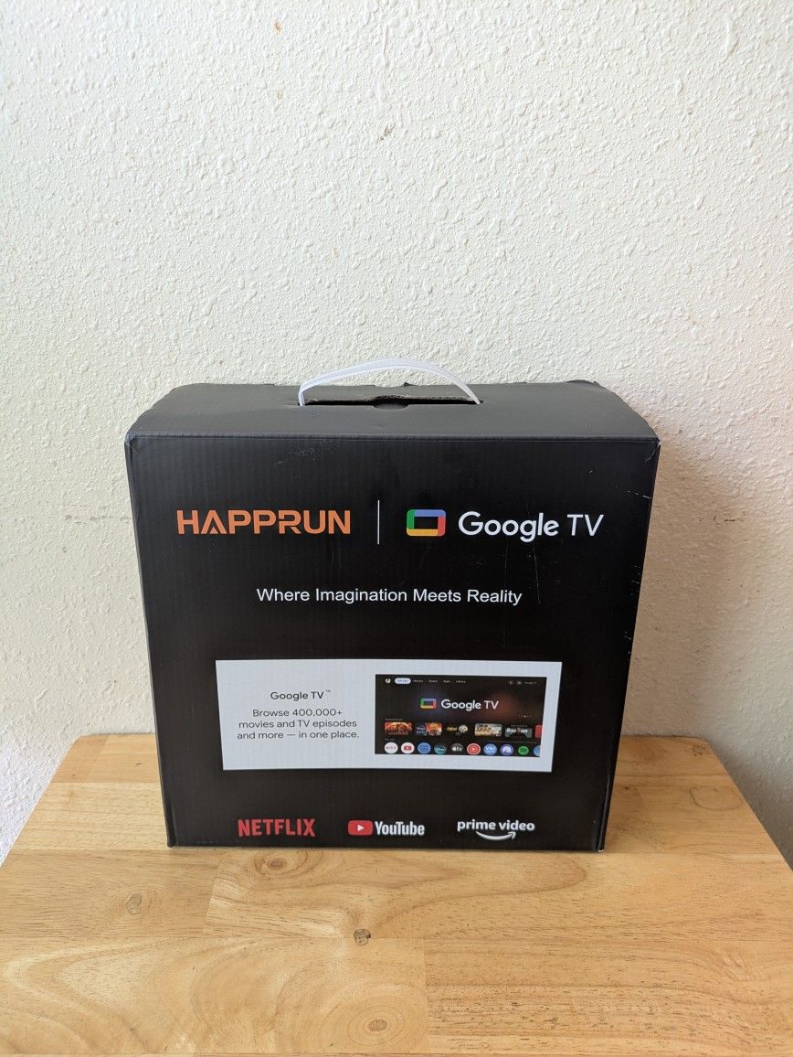 HAPPRUN. 4K Google TV Smart Projector Home Theather