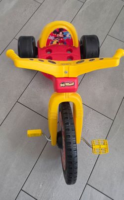 Big Wheel Mickey Mouse Tricycle Toddler Ride On Toy