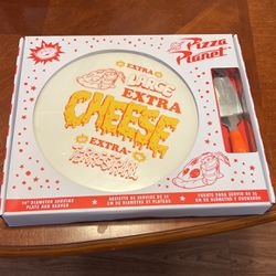 Disney Pizza Planet Toy Story Pizza Plate And Server