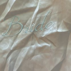 Bride Satin Robe 