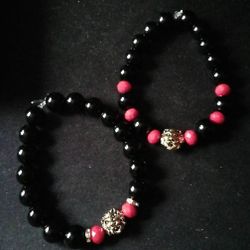 Black Onyx bead bracelets