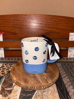 Rae Dunn Sweet Mug, Blueberry