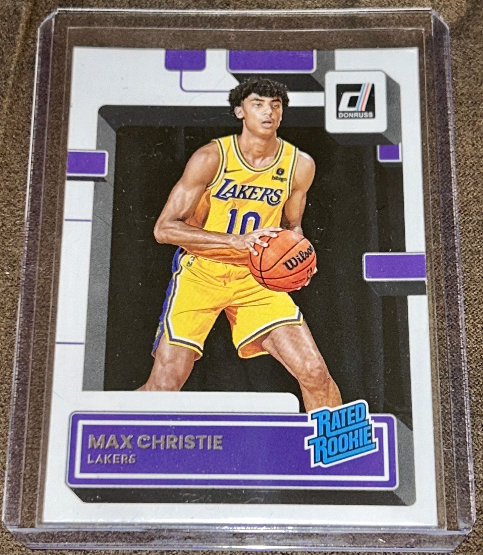 RC Max Christie Rated Rookie Donruss 2022-23