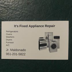 Appliance repair