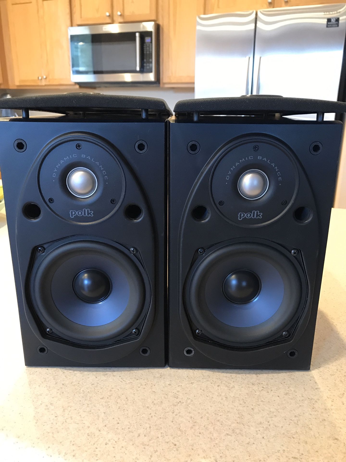 Polk Audio RT25i bookshelf works great!