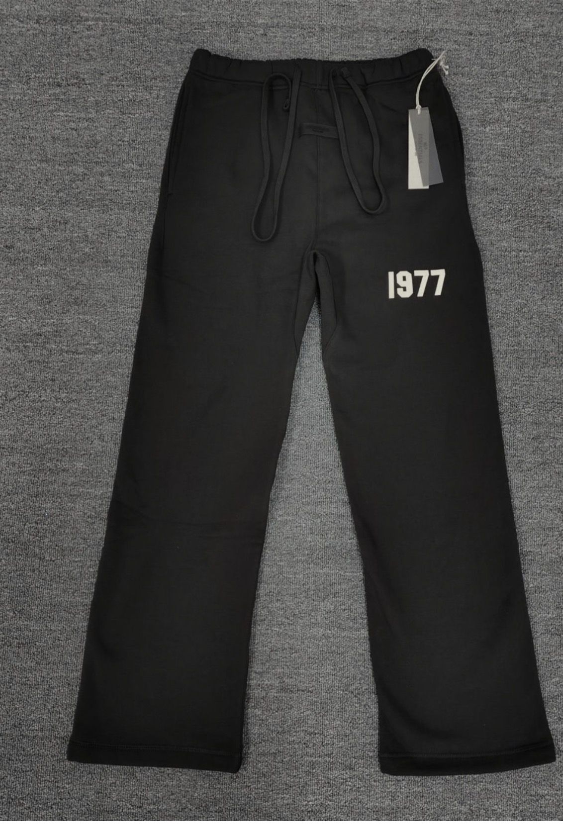 Black Open Leg Sweatpants 1977