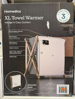 Homedics XL Towel Warmer, Luxe Spa Edition