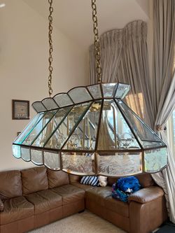 Vintage Pool (Billiard) Table Chandelier