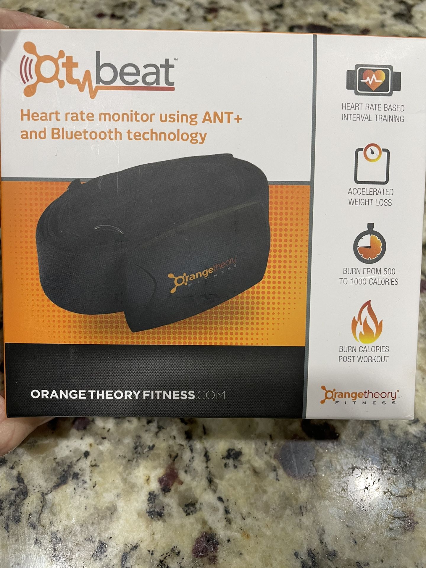 Orange Theory OT Beat Core Chest Strap Heart Rate Monitor Size: XS-S